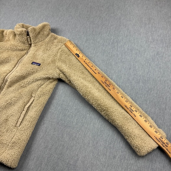 Patagonia Jacket Womens Small Brown Los‎ Gatos Soft Fleece Full Zip Coat 25212 - Picture 9 of 13